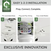 image:imageHunter Fan Company 52534 52 inch Crestfield HunterExpress Easy Install Matte Silver Ceiling Fan with LED Light Kit and Pull Chain  with LED Lights and Pull Chain Standard Mount For Bedroom Living Room Kitchen 35 inch Downrod 52534Fresh White