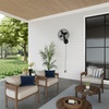 image:imageHunter Fan Company Classic 16 in 3 Speed Wall Fan in Matte Black with Oscillation and Adjustable Head