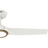 image:imageHunter Fan Outdoor or Indoor Ceiling Fan 44 in White Ceiling Fan with Light and Remote for Patios Living Room Bedroom Porch Garage 3 Blades Renewed