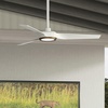 image:imageHunter Fan Outdoor or Indoor Ceiling Fan 44 in White Ceiling Fan with Light and Remote for Patios Living Room Bedroom Porch Garage 3 Blades Renewed