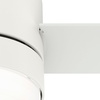 image:imageHunter Fan Outdoor or Indoor Ceiling Fan 52 in White Ceiling Fan with Light and Remote for Patios Living Room Bedroom Porch Garage 3 Blades Renewed