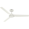 image:imageHunter Fan Outdoor or Indoor Ceiling Fan 52 in White Ceiling Fan with Light and Remote for Patios Living Room Bedroom Porch Garage 3 Blades Renewed Matte BlackFresh White