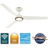 image:imageHunter Fan Outdoor or Indoor Ceiling Fan 52 in White Ceiling Fan with Light and Remote for Patios Living Room Bedroom Porch Garage 3 Blades Renewed Matte BlackFresh White