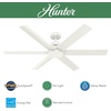 image:imageHunter Fan Outdoor or Indoor Ceiling Fan 60 in White Ceiling Fan with No Light for Patios Living Room Bedroom Porch Garage Renewed