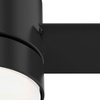 image:imageHunter Gilmour Outdoor or Indoor Ceiling Fan 44 inch Matte Silver  with LED Light and Remote Control Low Profile Mount Quiet 3 Blades For Living Room Patio Porch Garage 51475Matte Black