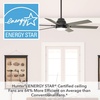image:imageHunter Gravity Indoor Ceiling Fan Smart Quiet 60 inch Matte BlackMatte Black