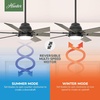 image:imageHunter Gravity Indoor Ceiling Fan Smart Quiet 60 inch Matte BlackMatte Black