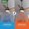 image:imageHunter Gravity Indoor Ceiling Fan Smart Quiet 60 inch Matte BlackNoble Bronze