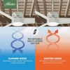 image:imageHunter Havoc Outdoor or Indoor Ceiling Fan Quiet 54 inch Matte BlackFresh White