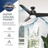 image:imageHunter Havoc Outdoor or Indoor Ceiling Fan Quiet 54 inch Matte BlackMatte Black
