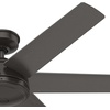 image:imageHunter Jetty WeatherMax IndoorOutdoor Ceiling Fan with Wall Control  No Light Standard Mount Wall Control 6 Blades For Living Room Patio Porch Garage 51202Noble Bronze