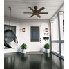 image:imageHunter Kennicott Outdoor or Indoor Ceiling Fan 52 inch Matte Silver  No Light Standard Mount Wall Control 6 Blades For Living Room Patio Porch Garage 51179Matte Bronze