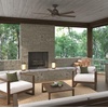 image:imageHunter Kennicott Outdoor or Indoor Ceiling Fan 52 inch Matte Silver  No Light Standard Mount Wall Control 6 Blades For Living Room Patio Porch Garage 51179Matte Bronze