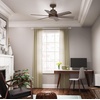 image:imageHunter Kennicott Outdoor or Indoor Ceiling Fan 52 inch Matte Silver  No Light Standard Mount Wall Control 6 Blades For Living Room Patio Porch Garage 51179Matte Bronze