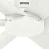 image:imageHunter Kennicott Outdoor or Indoor Ceiling Fan 52 inch Matte Silver  No Light Standard Mount Wall Control 6 Blades For Living Room Patio Porch Garage 51179Fresh White