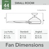 image:imageHunter Kennicott Outdoor or Indoor Ceiling Fan 52 inch Matte Silver  No Light Standard Mount Wall Control 6 Blades For Living Room Patio Porch Garage 51179Premier Bronze