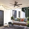 image:imageHunter Kennicott Outdoor or Indoor Ceiling Fan 52 inch Matte Silver  No Light Standard Mount Wall Control 6 Blades For Living Room Patio Porch Garage 51179Matte Bronze
