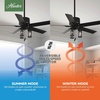 image:imageHunter Lawndale Outdoor or Indoor Ceiling Fan 52 inch Matte BlackMatte Black