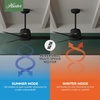 image:imageHunter Malden Indoor Ceiling Fan No Light 52 inch Matte WhiteMatte Black