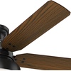 image:imageHunter Mill Valley Outdoor or Indoor Ceiling Fan 52 inch Barn Red  with LED Light Rustic Low Profile Mount Pull Chain For Bedroom Living Room Patio 59312Matte Black