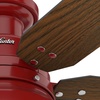 image:imageHunter Mill Valley Outdoor or Indoor Ceiling Fan 52 inch Barn Red  with LED Light Rustic Low Profile Mount Pull Chain For Bedroom Living Room Patio 59312Barn Red