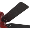 image:imageHunter Mill Valley Outdoor or Indoor Ceiling Fan 52 inch Barn Red  with LED Light Rustic Low Profile Mount Pull Chain For Bedroom Living Room Patio 59312Barn Red
