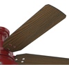 image:imageHunter Mill Valley Outdoor or Indoor Ceiling Fan 52 inch Barn Red  with LED Light Rustic Low Profile Mount Pull Chain For Bedroom Living Room Patio 59312Barn Red