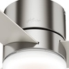 image:imageHunter Minimus Indoor Ceiling Fan Modern Quiet 44 inch Brushed Nickel  with LED Light Low Profile Flush Mount Remote Control 3 Blades For Bedroom Living Room 59454Brushed Nickel