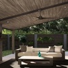 image:imageHunter Mosley Outdoor or Indoor Ceiling Fan 52 inch Premier Bronze  No Light Standard Mount Wall Control 3 Blades For Living Room Patio Porch Garage 50962Premier Bronze