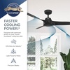image:imageHunter Mosley Outdoor or Indoor Ceiling Fan 52 inch Premier Bronze  No Light Standard Mount Wall Control 3 Blades For Living Room Patio Porch Garage 50962Premier Bronze