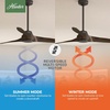image:imageHunter Mosley Outdoor or Indoor Ceiling Fan 52 inch Premier Bronze  No Light Standard Mount Wall Control 3 Blades For Living Room Patio Porch Garage 50962Premier Bronze