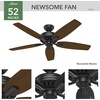 image:imageHunter Newsome Outdoor or Indoor Ceiling Fan 52 inch Matte BlackMatte Black