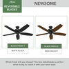 image:imageHunter Newsome Outdoor or Indoor Ceiling Fan 52 inch Matte BlackMatte Black