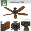 image:imageHunter Newsome Outdoor or Indoor Ceiling Fan 52 inch Matte BlackPremier Bronze