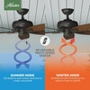 image:imageHunter Newsome Outdoor or Indoor Ceiling Fan 52 inch Matte BlackPremier Bronze