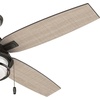 image:imageHunter Ocala Outdoor or Indoor Ceiling Fan Rustic 52 inch Noble Bronze  with LED Light and Pull Chain Standard Mount 4 Blades For Living Room Patio Porch Garage 59214Noble Bronze