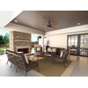 image:imageHunter Original Outdoor or Indoor Ceiling Fan No Light 52 inch White  Standard Mount Pull Chain 5 Blades For Living Room Patio Porch Garage 23845Chestnut Brown