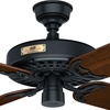 image:imageHunter Original Outdoor or Indoor Ceiling Fan No Light 52 inch White  Standard Mount Pull Chain 5 Blades For Living Room Patio Porch Garage 23845Matte Black  Cherry