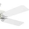 image:imageHunter Original Outdoor or Indoor Ceiling Fan No Light 52 inch White  Standard Mount Pull Chain 5 Blades For Living Room Patio Porch Garage 23845White