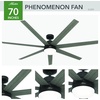 image:imageHunter Phenomenon Indoor Ceiling Fan Smart Quiet 70 inch Matte BlackMatte Black