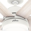 image:imageHunter Phenomenon Indoor Ceiling Fan Smart Quiet 70 inch Matte BlackMatte White