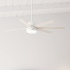 image:imageHunter Phenomenon Indoor Ceiling Fan Smart Quiet 70 inch Matte BlackMatte White