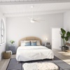 image:imageHunter Phenomenon Indoor Ceiling Fan Smart Quiet 70 inch Matte BlackMatte White