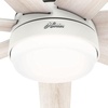 image:imageHunter Phenomenon Indoor Ceiling Fan Smart Quiet 70 inch Matte BlackMatte White