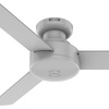 image:imageHunter Presto Indoor Ceiling Fan No Light Modern 44 inch Dove Grey  Low Profile Mount Wall Control 3 Blades For Bedroom Living Room Kitchen 52404Dove Grey