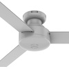 image:imageHunter Presto Indoor Ceiling Fan No Light Modern 44 inch Dove Grey  Low Profile Mount Wall Control 3 Blades For Bedroom Living Room Kitchen 52404Dove Grey