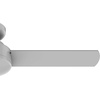 image:imageHunter Presto Indoor Ceiling Fan No Light Modern 44 inch Dove Grey  Low Profile Mount Wall Control 3 Blades For Bedroom Living Room Kitchen 52404Dove Grey