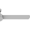 image:imageHunter Presto Indoor Ceiling Fan No Light Modern 44 inch Dove Grey  Low Profile Mount Wall Control 3 Blades For Bedroom Living Room Kitchen 52404Dove Grey
