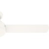 image:imageHunter Presto Indoor Ceiling Fan No Light Modern 44 inch Dove Grey  Low Profile Mount Wall Control 3 Blades For Bedroom Living Room Kitchen 52404Matte White