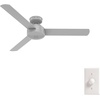 image:imageHunter Presto Indoor Ceiling Fan No Light Modern 44 inch Matte Black  Standard Mount Wall Control 3 Blades For Bedroom Living Room Kitchen 51847Dove Grey